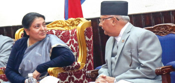 राष्ट्रपति भण्डारीको सात वर्षे कार्यकाल गौरवपूर्ण : केपी ओली